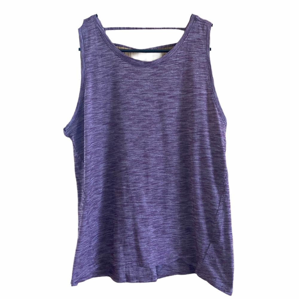 Athleta Athletic Workout Tank Open Back Size M